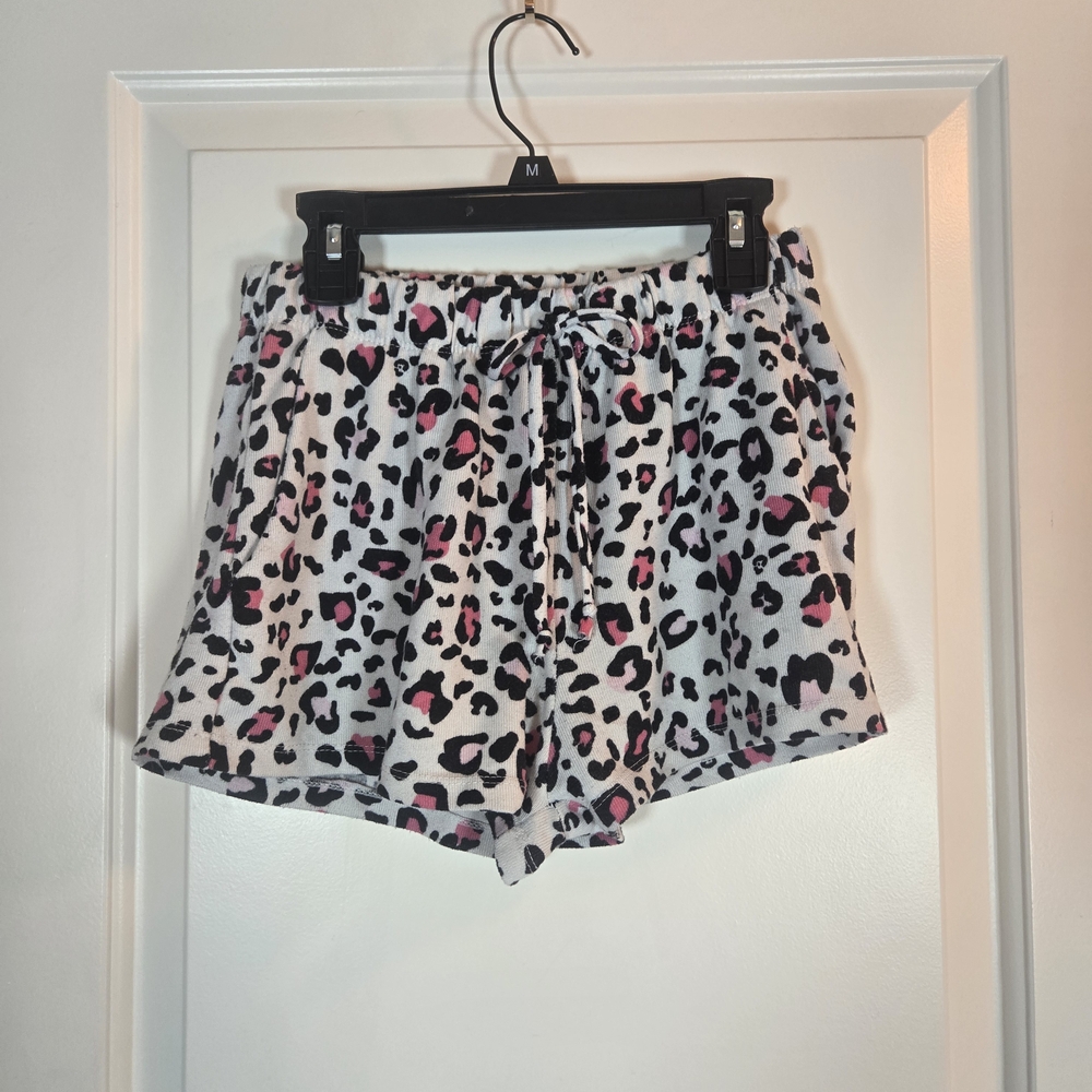 Leopard Print Lounge Shorts